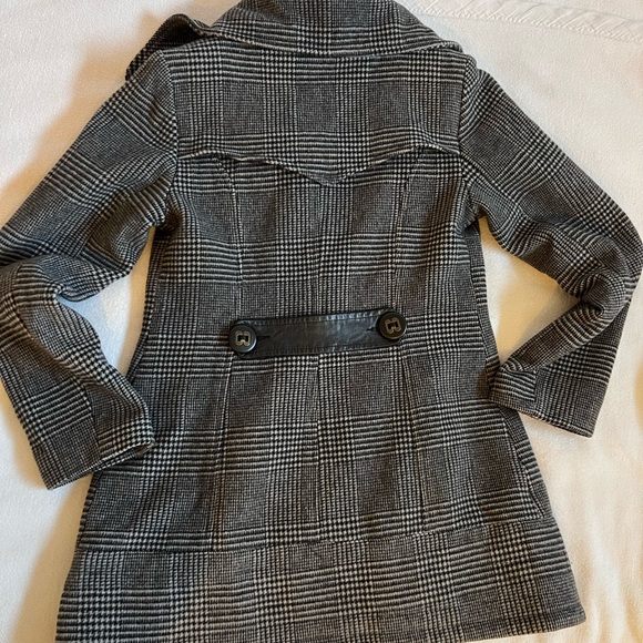 Sicily Wool and leather coat - Picture 3 of 3